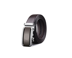 Offre Spéciale ceinture en cuir de peau de vache véritable de luxe pour hommes Logo personnalisé Style décontracté noir avec boucles à ardillon en acier - Product Image 4