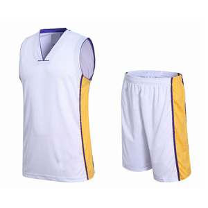 Custom Made Quick Dry Washed Basketball Uniform - Product Image 4