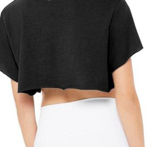 Camiseta corta ajustada transpirable más barata para mujer, camiseta recortada sexy de manga corta - Product Image 5