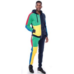 Chándal de chenilla naranja para hombre, traje de chándal personalizado para Primavera, 2022 - Product Image 1