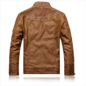 Chaqueta parka de cuero genuino con diseño elegante - Product Image 2