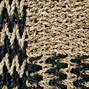 Alfombra de Paja con Patrón en Zig Zag, Alfombra de Yute, Alfombra Rectangular de Pasto Marino, Artesanía de Vietnam, Venta al por Mayor - Product Image 3