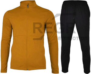 Wholesale OEM Fitted Sweatsuit Tracksuit Zipper Hoodies Jogging Men Jogger <b>Track</b> <b>Suit</b> - Product Image 4