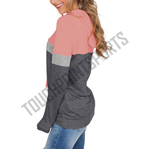 Sudadera con capucha informal para mujer, jersey de manga larga con logotipo personalizado, alta calidad - Product Image 3