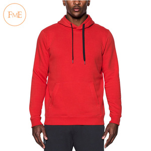 Vente chaude grande taille 100% coton polaire pull à capuche pour hommes haute qualité conçu sur mesure motif solide - Product Image 1