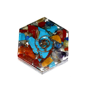 Chakra Orgone Paperweight Chakra Stone <b>Bowl</b> <b>Paper</b> Weight Buy Natural Crystal Orgone Stone <b>Paper</b> Weight - Product Image 1