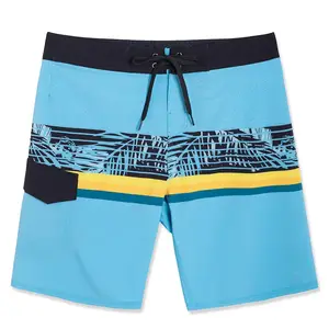 Tablero de fiesta Outseam de moda para hombre, pretina corta de contraste para playa - Product Image 1