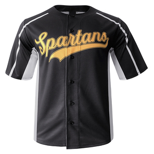 Maillot de baseball en polyester respirant pour hommes, logo OEM, sublimation personnalisée, tissu à mailles amples, fabriqué à la main par personnalisation professionnelle - Product Image 4