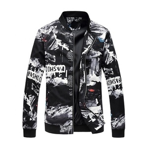 Chaqueta universitaria de algodón con logotipo personalizado bordado para hombre y mujer, Chaqueta larga de béisbol con letras universitarias para Primavera, Otoño e Invierno - Product Image 3