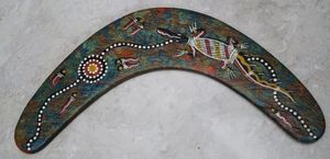 Unique Enterenprise Boomerang Wood Carved Craft Home Decorative BM001 - Product Image 4