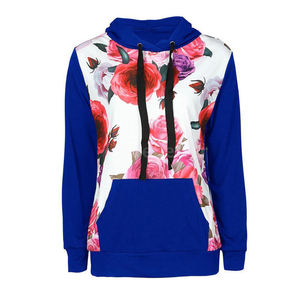 Sudaderas con capucha de lana con estampado personalizado para mujer, Jersey de algodón de gran tamaño con hombros caídos y ropa de calle de alta calidad - Product Image 4