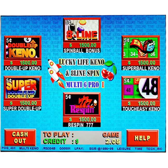 Lucky Life KENO game board Pot Of Gold game hot sale in USA bingo pcb game