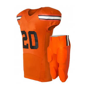 Uniformes de Fútbol Americano Personalizables 2023 para Adultos, Camisetas Transpirables de Manga Corta, Pantalones Cortos Lisos, Tallas Grandes, 100% Poliéster - Product Image 3