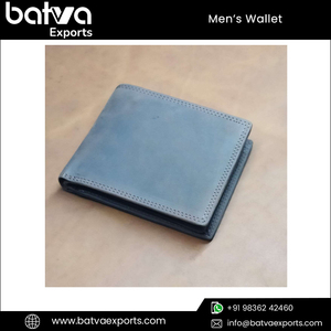 Portefeuille en cuir véritable pour hommes de style vintage de haute qualité Design court grande capacité 9 cartes 2 Photo ID 1 pièce 2 devises - Product Image 2