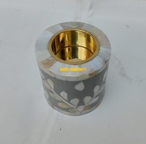 Luxury Bakhoor Burner Handmade Mabkhara Incense Holder Arabic Oud Burner for Ramadan <b>Eid</b> Home Decor <b>Gift</b> Gold Inlay Design - Product Image 1