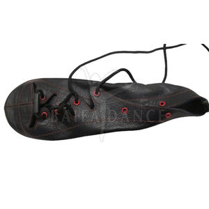 Chaussures de danse écossaise élégantes en cuir véritable noir, confortables, à lacets, avec doublure en coton - Product Image 2