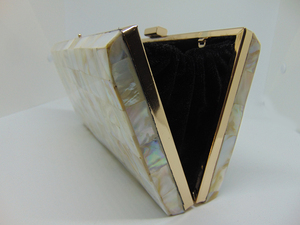 Pochette scintillante à perles, sac de mariée en acrylique, porte-monnaie en métal - Product Image 2