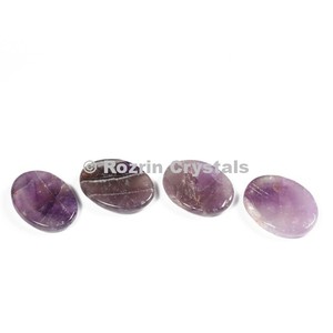 Amethyst Aventurine <b>Worry</b> <b>Stone</b> | polished <b>Worry</b> <b>Stone</b> - Product Image 4