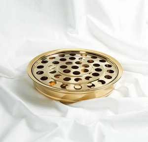 Plateau en laiton avec support, fournitures d'église, cuivworld inde - Product Image 3