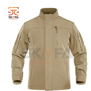 Chaqueta impermeable de concha suave para hombre, chaqueta deportiva con logotipo personalizado, para exteriores, para invierno - Product Image 6