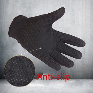 <b>Touchscreen</b> Leather Motorcycle <b>Gloves</b> Hard Knuckle Full Finger Eco-Friendly All-Season Safety Work Protective <b>Gloves</b> for Men - Product Image 3