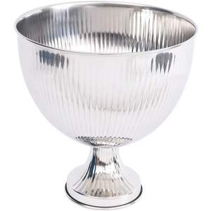 Frutal de almacenamiento de alimentos de forma redondeada chapada en plata brillante, cuenco decorativo hecho a mano para comida, postre, cuenco hondo de Metal de latón - Product Image 4