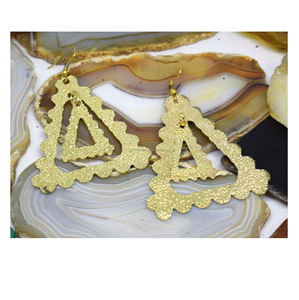 Personalizar el diseño pendientes joyería de moda pendientes de latón pendientes de las mujeres - Product Image 2