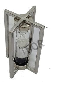 Envoyer minuterie maison minuterie décorative finitions chromées 1 menthe bureau décoration de la maison + alun base sable minuterie décor - Product Image 1