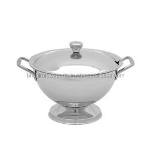 ชามซุปโลหะพร้อมฝาปิดหม้อต้มน้ำซุป - Product Image 1