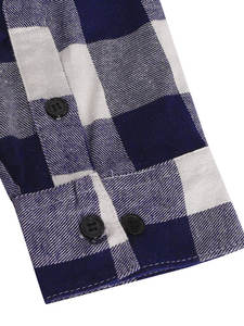 Camisas de Hombre al por Mayor, 100% Algodón, Popelina a Rayas Gruesas, Corte Casual Ajustado, Manga Larga, Cierre con Botones de Cuerno, Ecológicas - Product Image 4