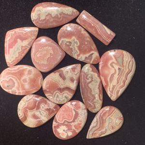 Factory Price Wholesale AAAAA Quality IGI Certified Pink Natural Loose Rhodochrosite for Jewelry Making Customizable Sizes - Product Image 4