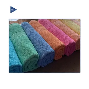 Benutzer definierte Farbe Badet ücher Baumwolle Hotel Handtücher zum niedrigsten Preis