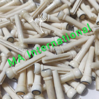 Indian Manufactured High Quality OX Bone White Guitar Bridge Pins for Acoustic Guitar & Ukulele Accessories by MA International