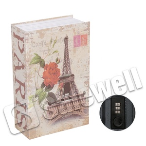 Money Hiding Collection Box For Home With Real Pages and Combination Lock Book Safe