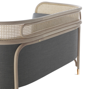 Canapé en teck canne, meubles modernes - Product Image 6