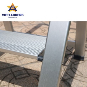 VIETLADDERS Hanoi Conveniently Compact EN131 <b>Aluminum</b> Slim Folding Domestic Step <b>Ladder</b> NKVL-4SL 1 Year Warranty Graphic Design - Product Image 4
