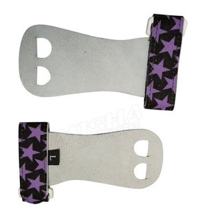 Empuñaduras de cuero para gimnasia personalizadas, protectores de Palma de cuero, para levantamiento de pesas - Product Image 2