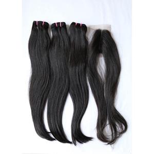 Indian Exporter of Remy Virgin Bulk Temple Hair <b>Extensions</b> High Quality Human Hair <b>Extensions</b> - Product Image 4
