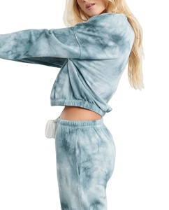 Custom Sublimation Women's Tracksuit Set Full Print <b>Hoodie</b> and Jogger Sportswear Fashion Gym Wear - Product Image 2