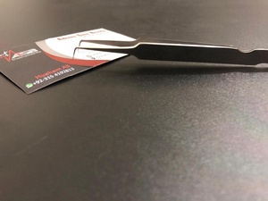 Pinzas de extensión de pestañas con logotipo personalizado de alta calidad 45 ángulo de 90 grados Acero inoxidable sostenible volumen puntiagudo probado a mano - Product Image 5