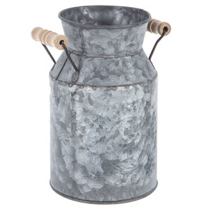 Jarrón de Metal galvanizado Vintage más vendido, maceta de leche ecológica hecha a mano, jarrón de suelo decorativo con forma de Color personalizado - Product Image 6