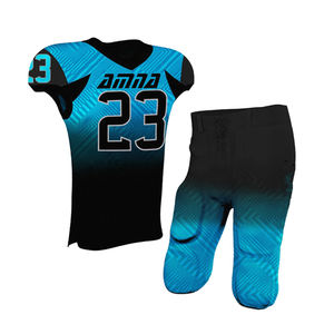 Camiseta de fútbol por sublimación hecha a medida, ropa deportiva de equipo para adultos, Kit de fútbol americano - Product Image 1