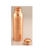 Bouteille d'eau en cuivre poli à la main, de meilleure qualité, pour boire à la maison et le camping, pour les voyages, ml