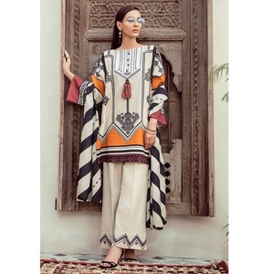 Incroyable robe de soirée 2 pièces pour dames tissée été hiver Ware dentelle diamant vente chaude inspiré du style indien du Pakistan - Product Image 6