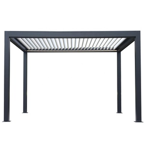 Moderne <span class=keywords><strong>De</strong></span> Luxe En Aluminium Imperméable À L'eau En Plein Air <span class=keywords><strong>Pergola</strong></span> avec une Lumière Vive <span class=keywords><strong>pergola</strong></span> <span class=keywords><strong>de</strong></span> jardin - Product Image 1