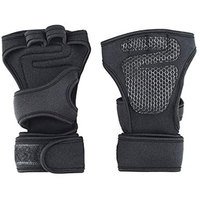 Agarraderas de Goma Cómodas para Levantamiento de Pesas, Protección de Palma sin Dedos, Color y Logotipo Personalizables, Marca WEARZA SPORTS