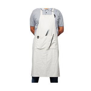 Delantal de cocina de diseño de lujo de algodón puro 100% ajustable sin mangas para restaurantes y cocinas - Product Image 5