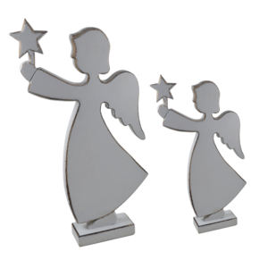 Best Theme <b>Silver</b>-Colored Christmas Tree <b>Ornament</b> Home and Tableware Decorative Wood <b>Ornament</b> with Unique Design - Product Image 6
