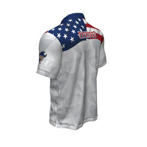 Tissu éponge confortable et ajusté pour chemises, 100% coton biologique, manches courtes, sublimation personnalisée, anti-plis, unisexe, logo et nom d'équipe - Product Image 3