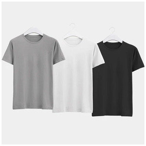 Wholesale Custom Size <b>Plain</b> <b>White</b> T-Shirts in <b>Bulk</b> Mens Blank T Shirt Men T Shirt Cotton T-Shirts With Custom Logo - Product Image 4